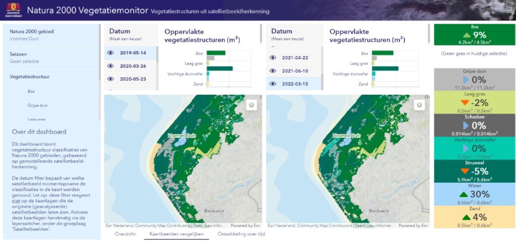 Vegetatiestructuren uit satellietbeeldherkenning. Natura2000 Vegetatiemonitor - Vegetatiestructuren uit satellietbeeldherkenning