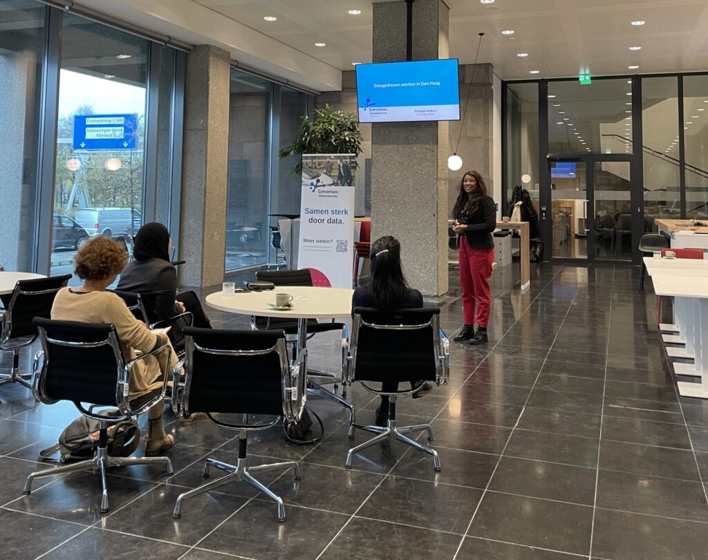 Tanaquil Arduin presenteert over datagedreven werken